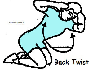 Core back twist